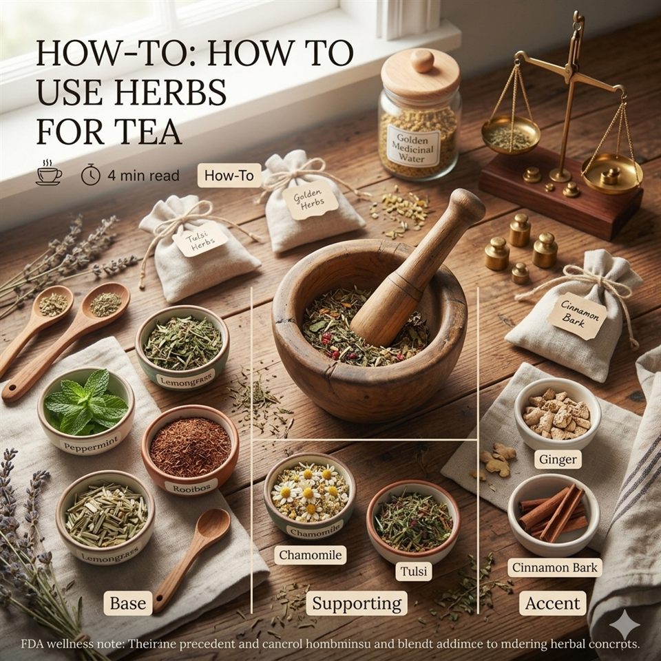 How to Use Herbs for Tea