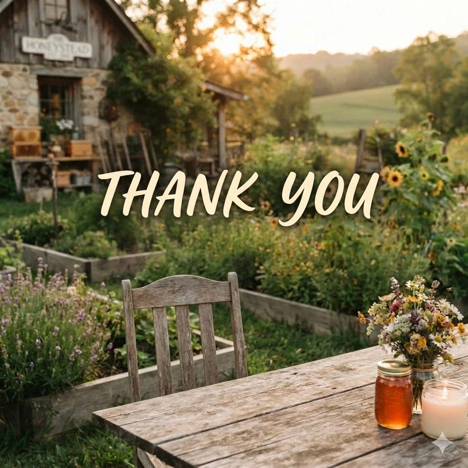 A Thank-You to Kaylee Richardson of The Honeystead