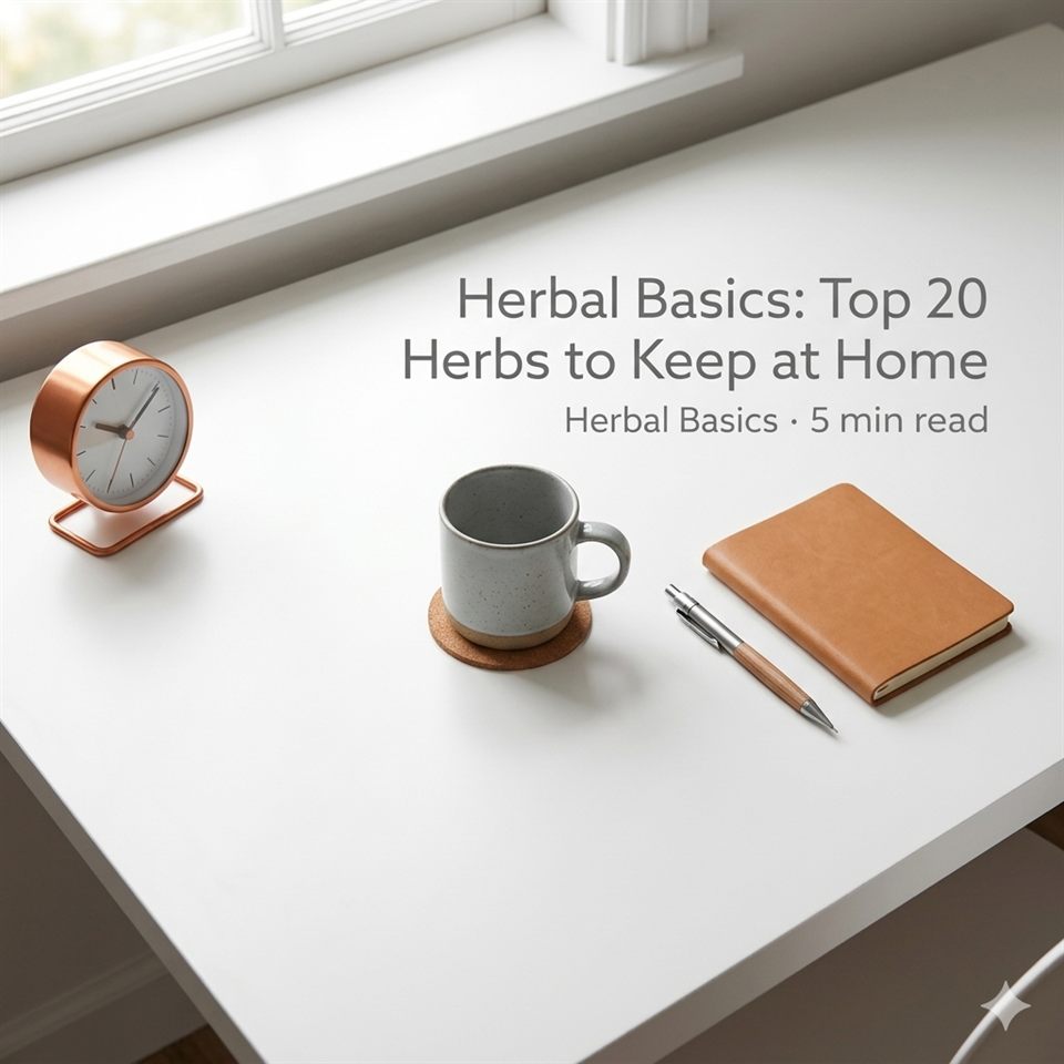 Top 20 Herbs to Keep at Home
