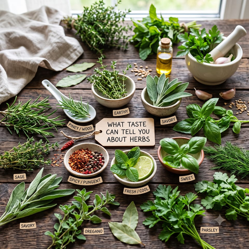 What Taste Can Tell You About Herbs